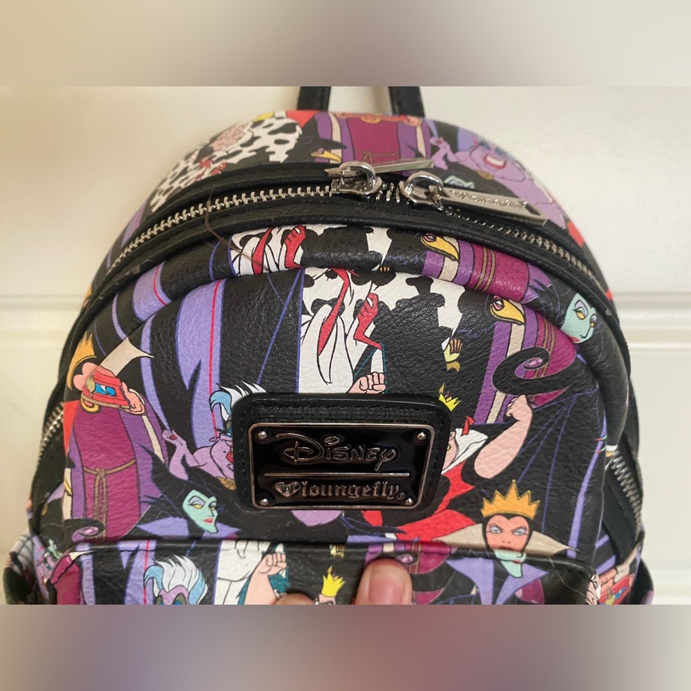Loungefly Disney Villains Mini Backpack - Picture 4 of 9